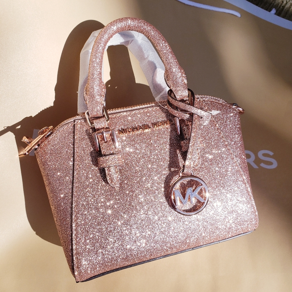 🌺NWT Michael Kors XS MINI Ciara XBODY rose gold